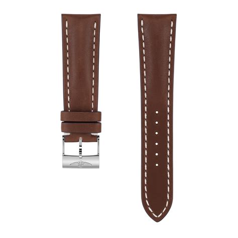 Brown Novo Nappa Calfskin Leather Strap 